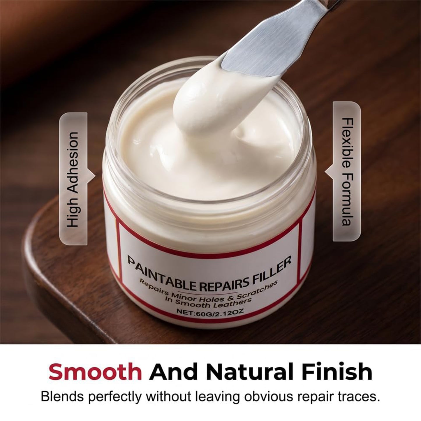 Leather Filler Flexible Fast Drying Leather Repair Compound