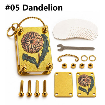 Mini Flower Press Keychain
