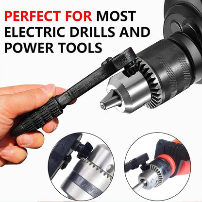 2 in 1 Drill Chuck Ratchet Spanner Compatible with Most Electric Drills and Power Tools