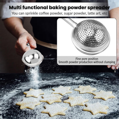Flour Sifter for Baking, Sugar Shaker Duster;Tea Infuser,Tea Strainer Steeper
