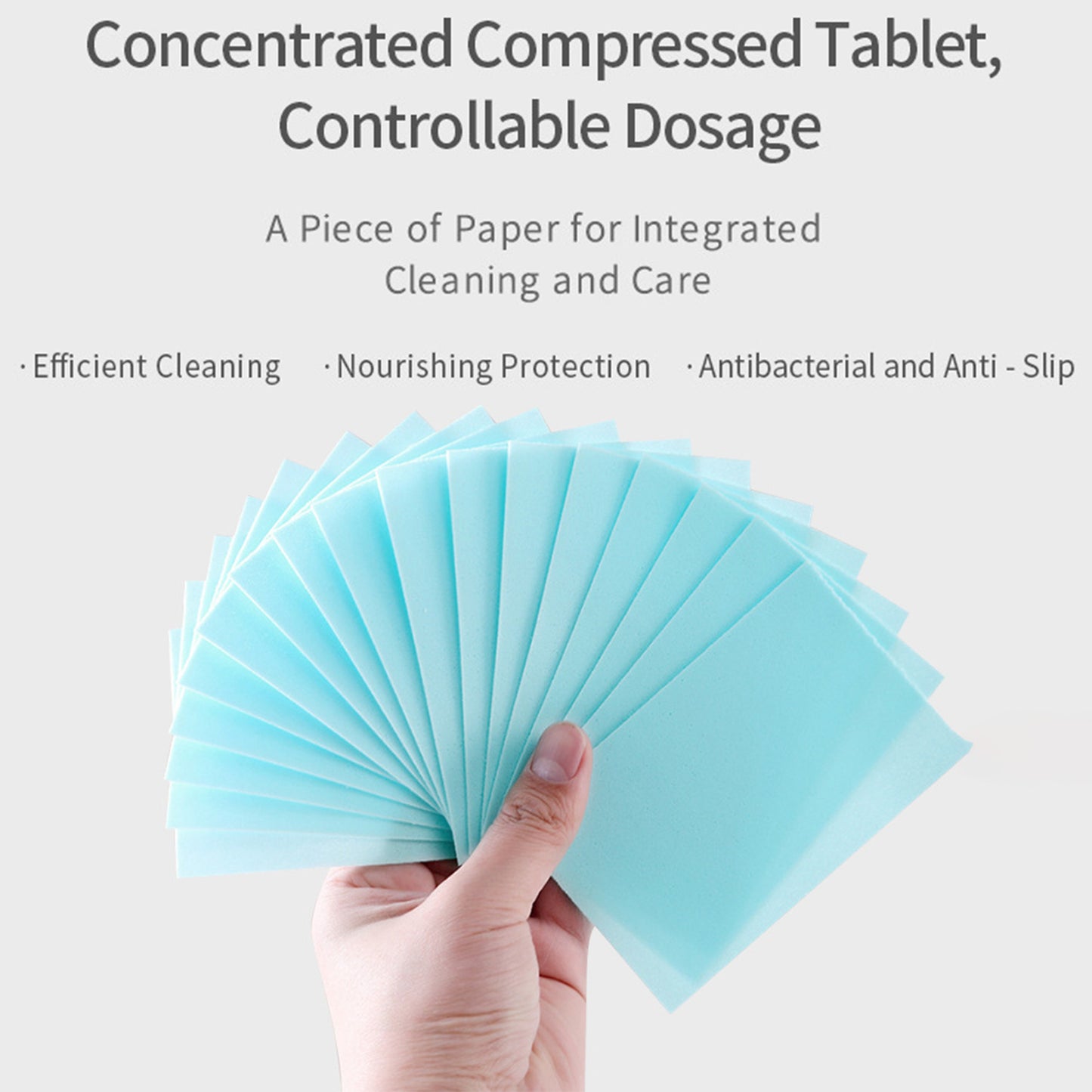 30 Pcs Dissolvable Multi-Surfaces Cleaning Tablets, For Laminate Hardwood Wall Tiles Bedroom Kitchen Office