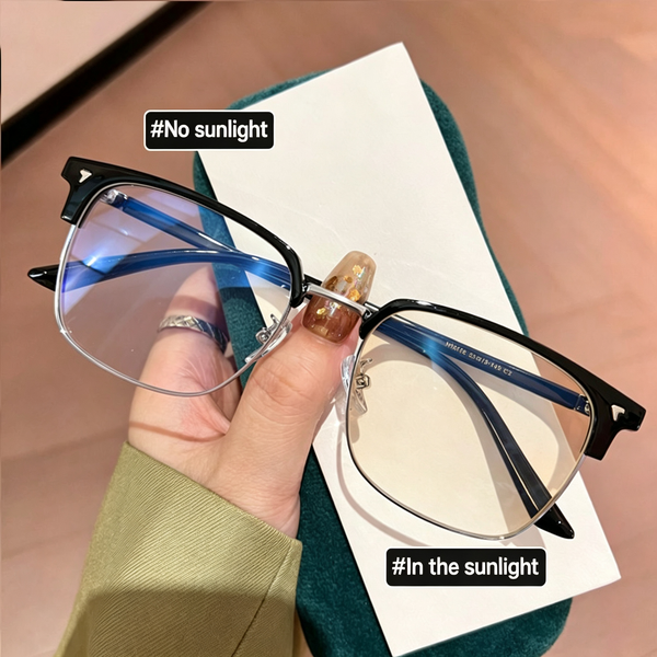 Unisex Photochromic Prescription Glasses With UV Protection