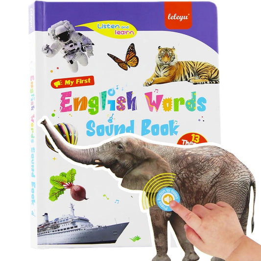 English Words Sound Book for Toddlers 3-6