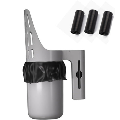 2 in 1 Cat Litter Scoop With 3 Rolls of Disposal Bags, Large Capacity Scoop Head