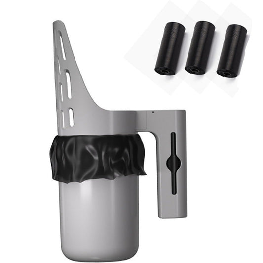 2 in 1 Cat Litter Scoop With 3 Rolls of Disposal Bags, Large Capacity Scoop Head