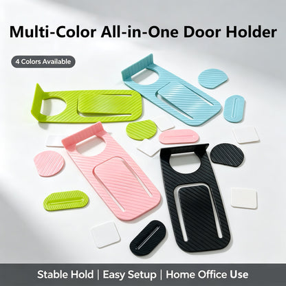 Anti-Slip Door Stopper with Safety Protector for Floor Mounted Use