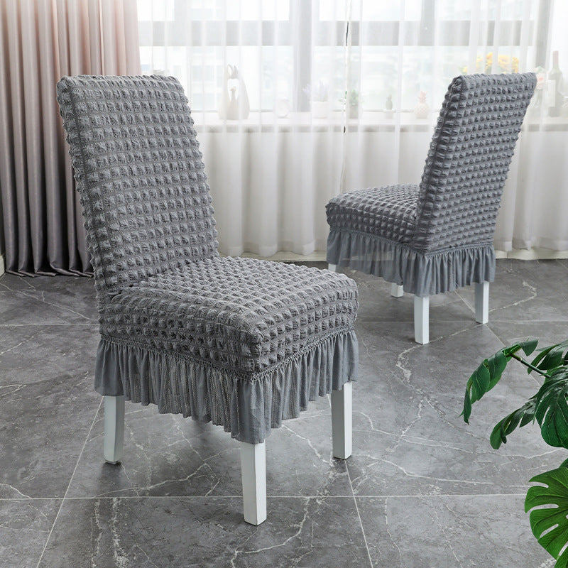 Chair Slipcovers with Skirt for Hotel Home Decor