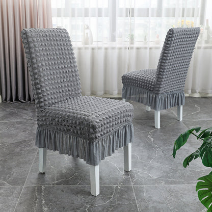 Chair Slipcovers with Skirt for Hotel Home Decor