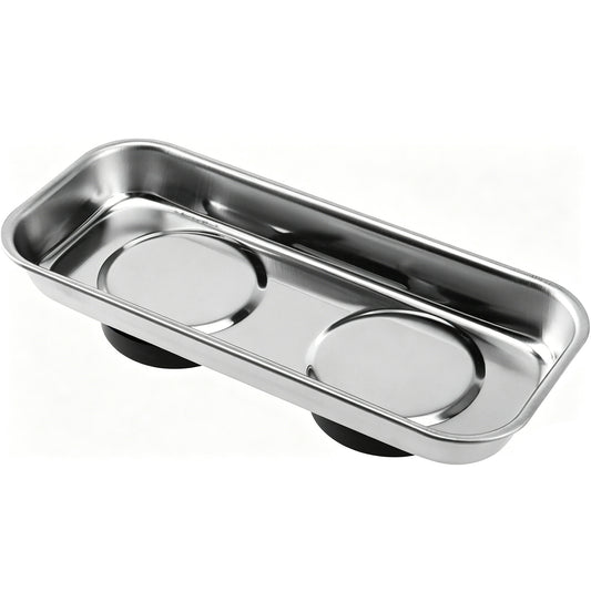 Magnetic Stainless Steel Tray Set – Keep Screws, Nuts, Bolts & Small Metal Parts Organized