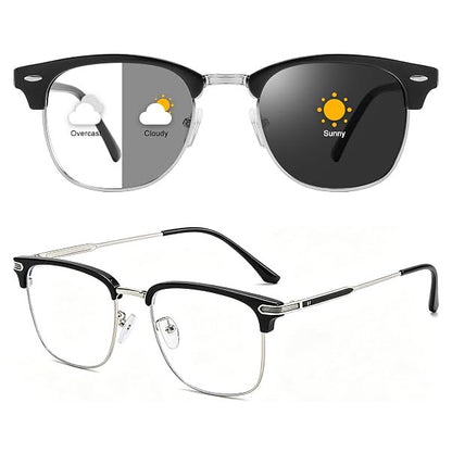 Unisex Photochromic Prescription Glasses With UV Protection