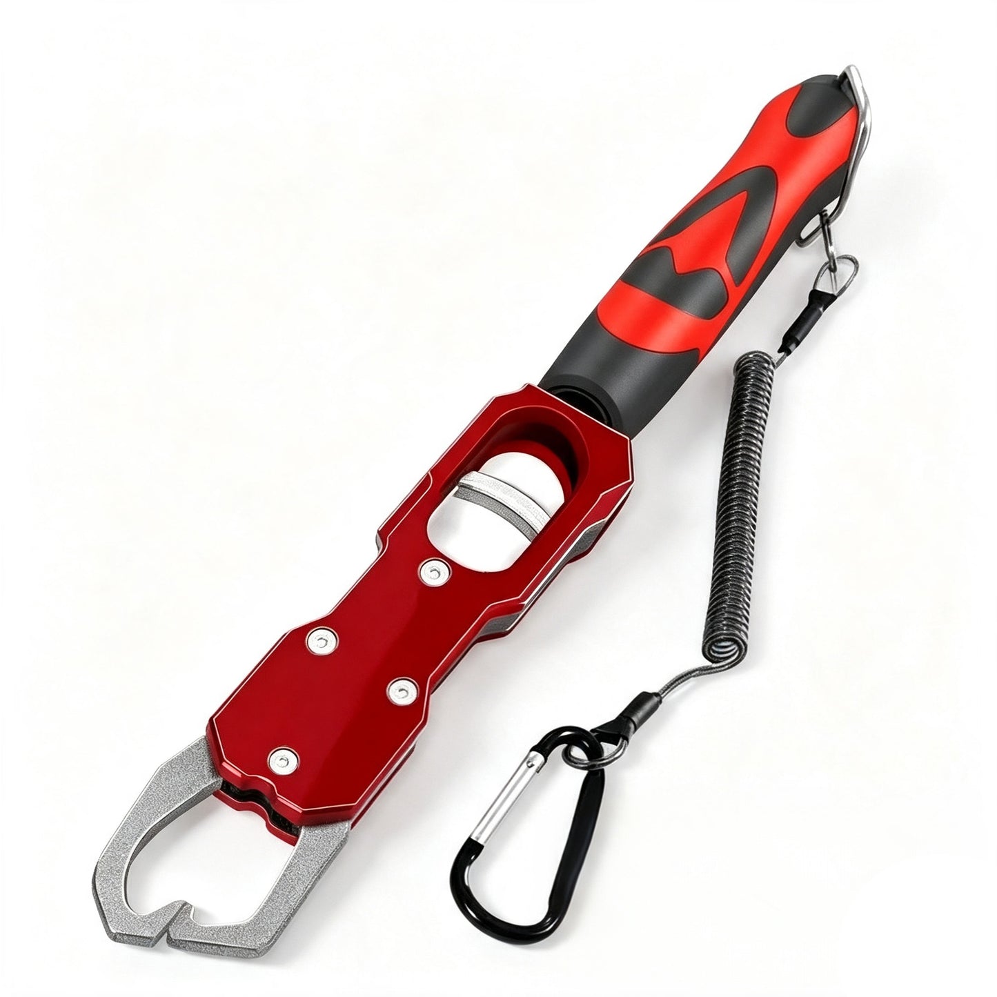 Fishing Gripper 2-in-1 Rotatable Angling Lip Grabber with Scale