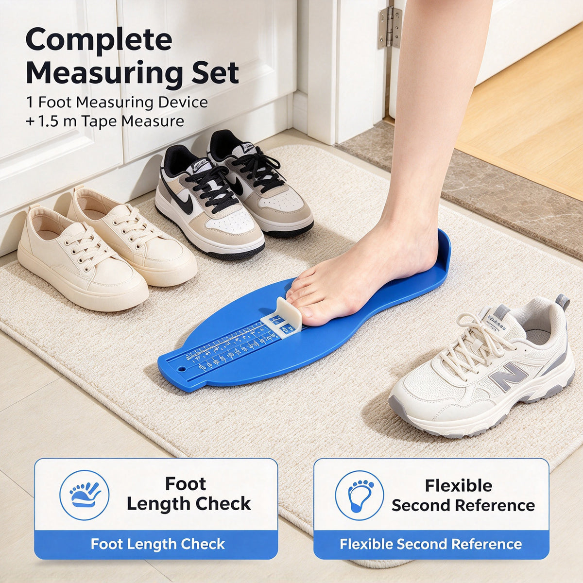 Measure Portable Adult Feet Sizer