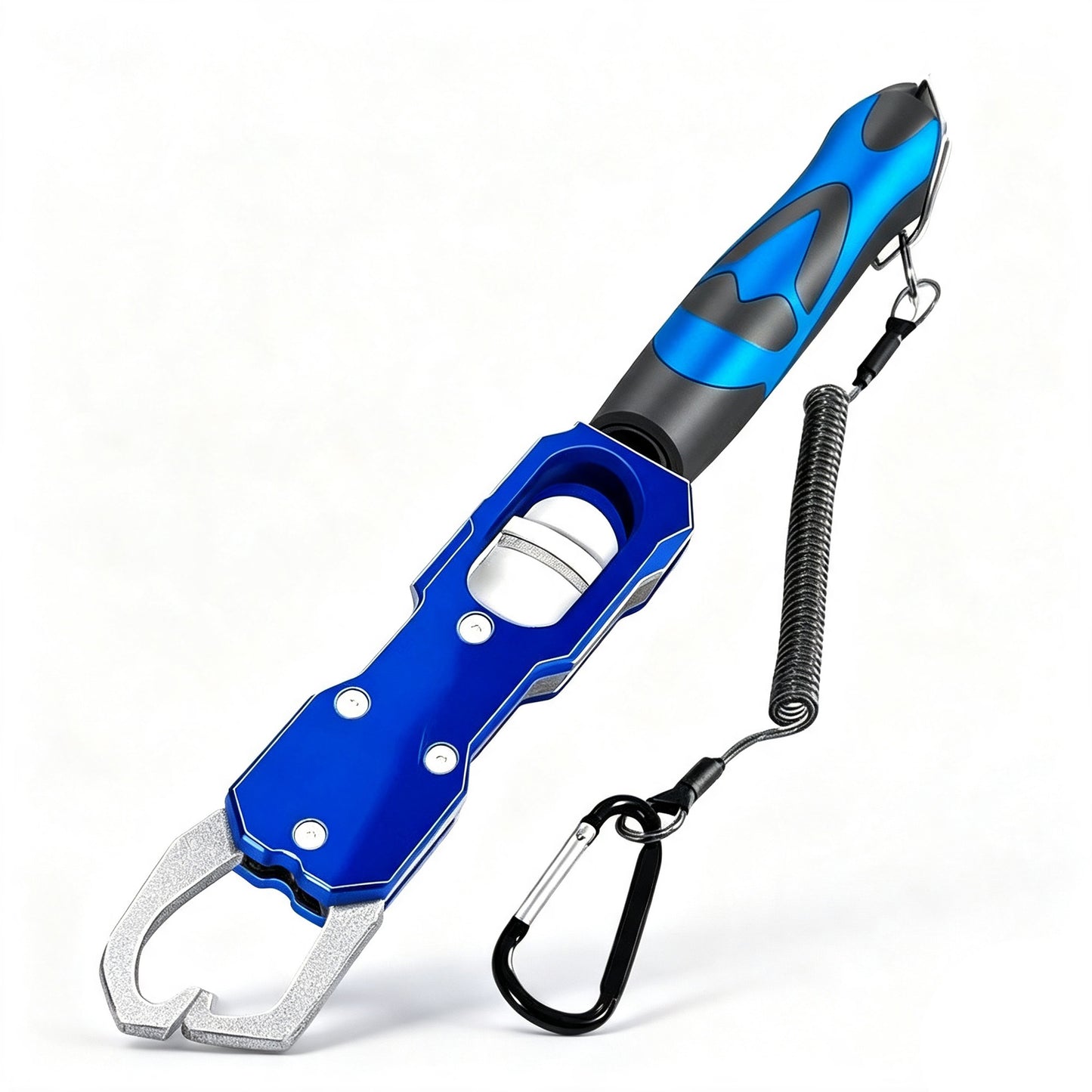 Fishing Gripper 2-in-1 Rotatable Angling Lip Grabber with Scale