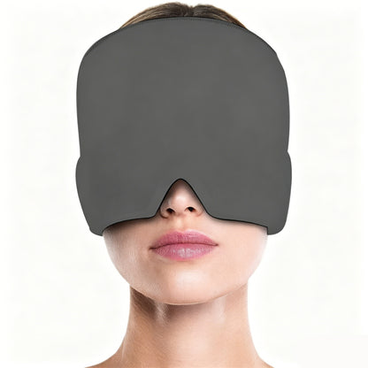 Reusable Migraine Relief Cap – 360° Gel Ice & Heat Therapy Head Wrap for Headache Relief