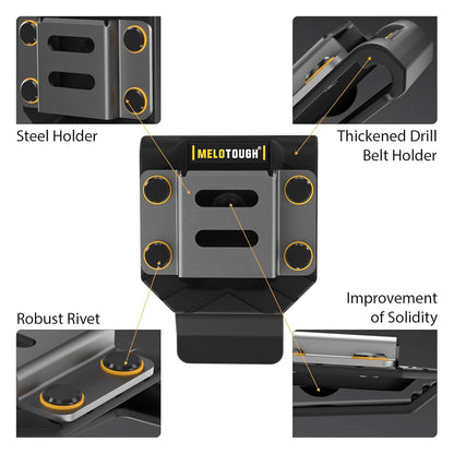 Drill Holder for Tool Belt,Drill Holster,Tape Measure Holder
