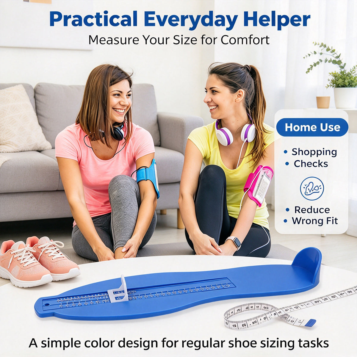 Measure Portable Adult Feet Sizer