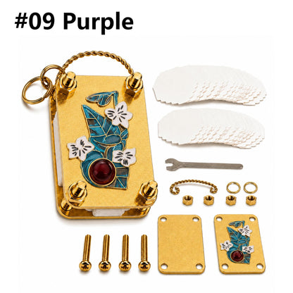 Mini Flower Press Keychain