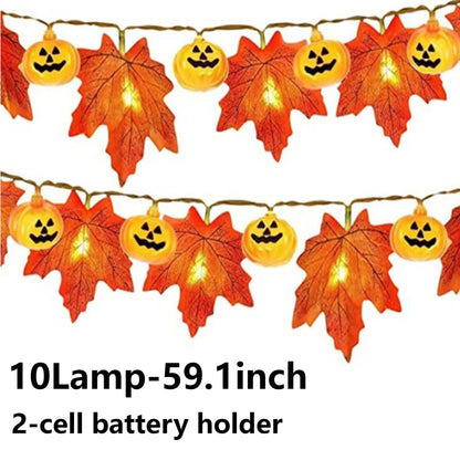 Pumpkin decorative light small colorful light atmosphere light string