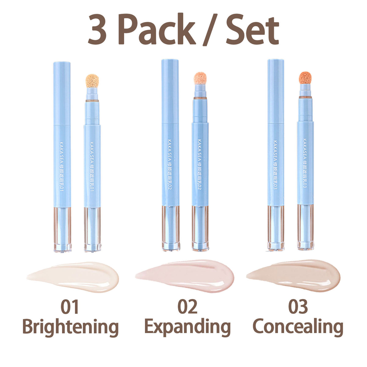 Dual-Effect Multi-Purpose Concealer - Long-Lasting, High-Coverage Matte Finish