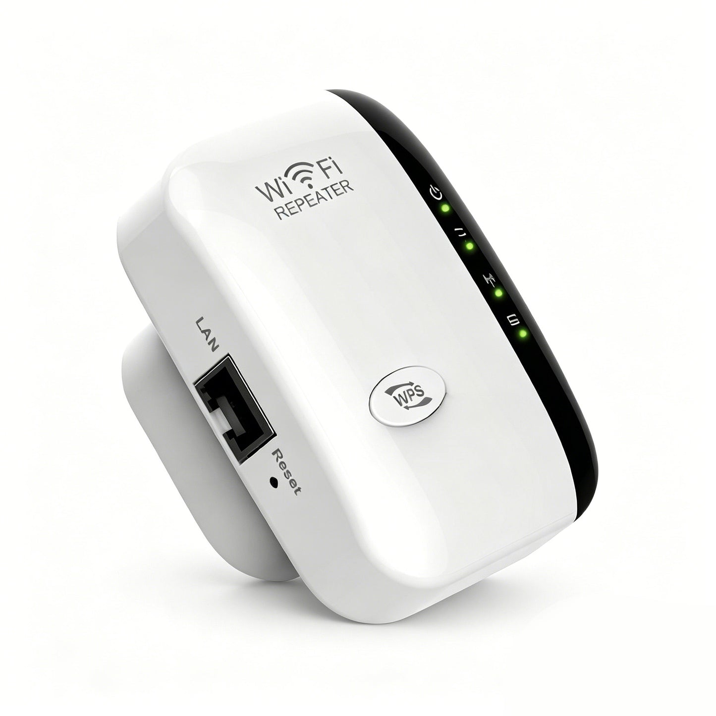 WiFi Extender Signal Booster – 300Mbps Wireless Range Repeater, Covers Up to 1200 Sq.ft & 30 Devices (2.4GHz)