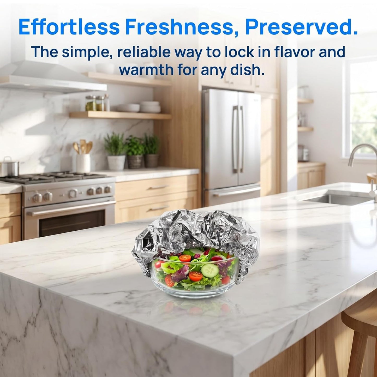 20 Pcs Reusable Aluminum Foil Food Covers – Heat-Insulating, Freshness-Preserving Lids for Meal Prep & Baking