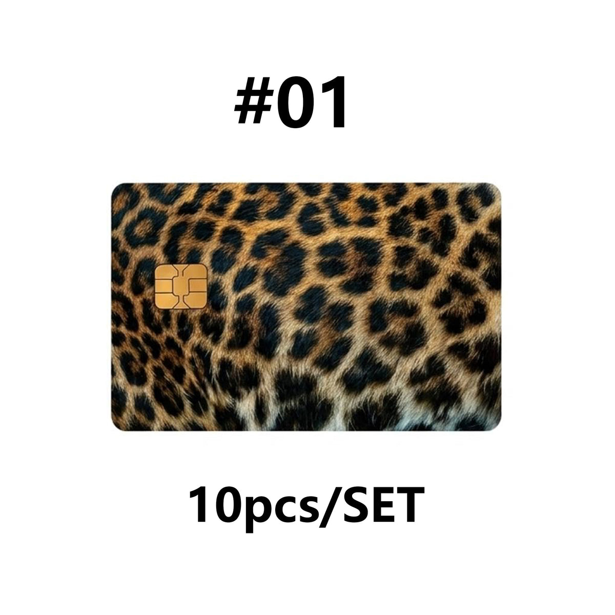 Leopard Print Credit Card Skin