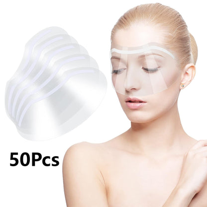 50 Pcs Shower Face Shield Disposable Eye Shield