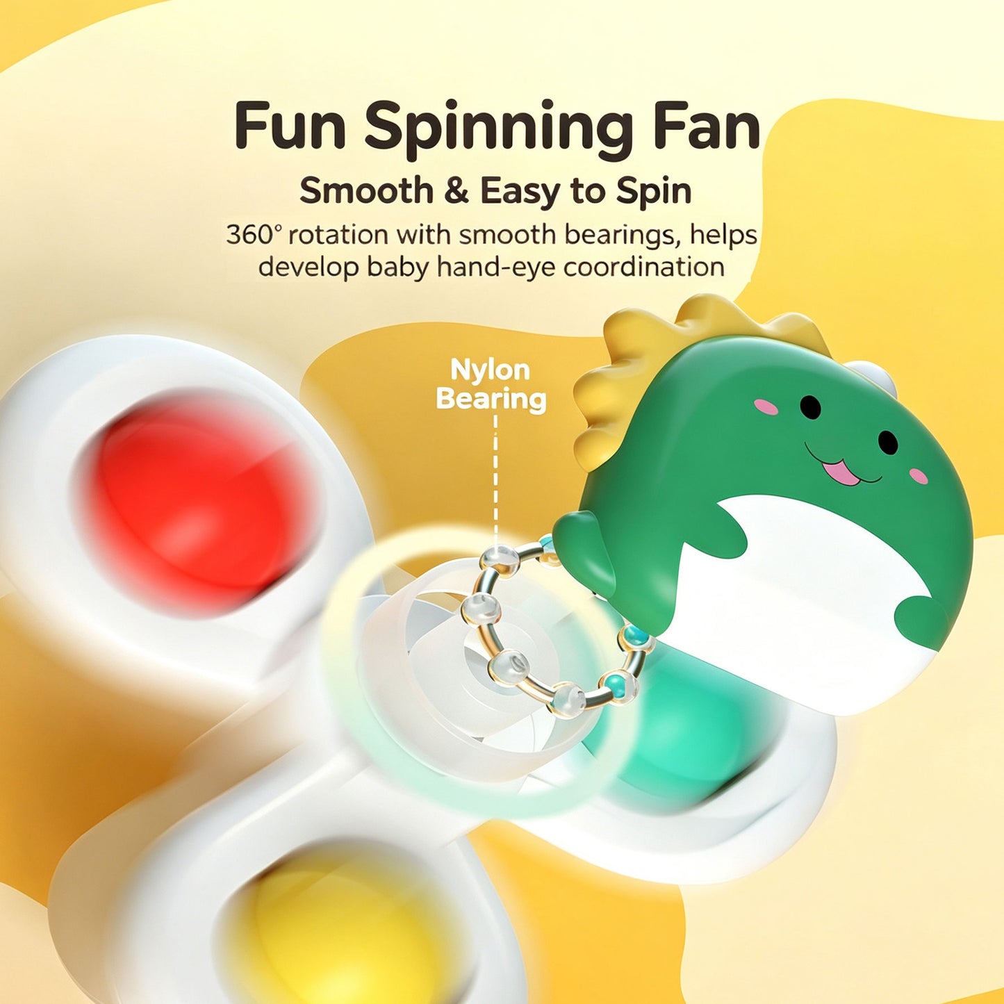 3 Pcs Suction Cup Spinner Toys