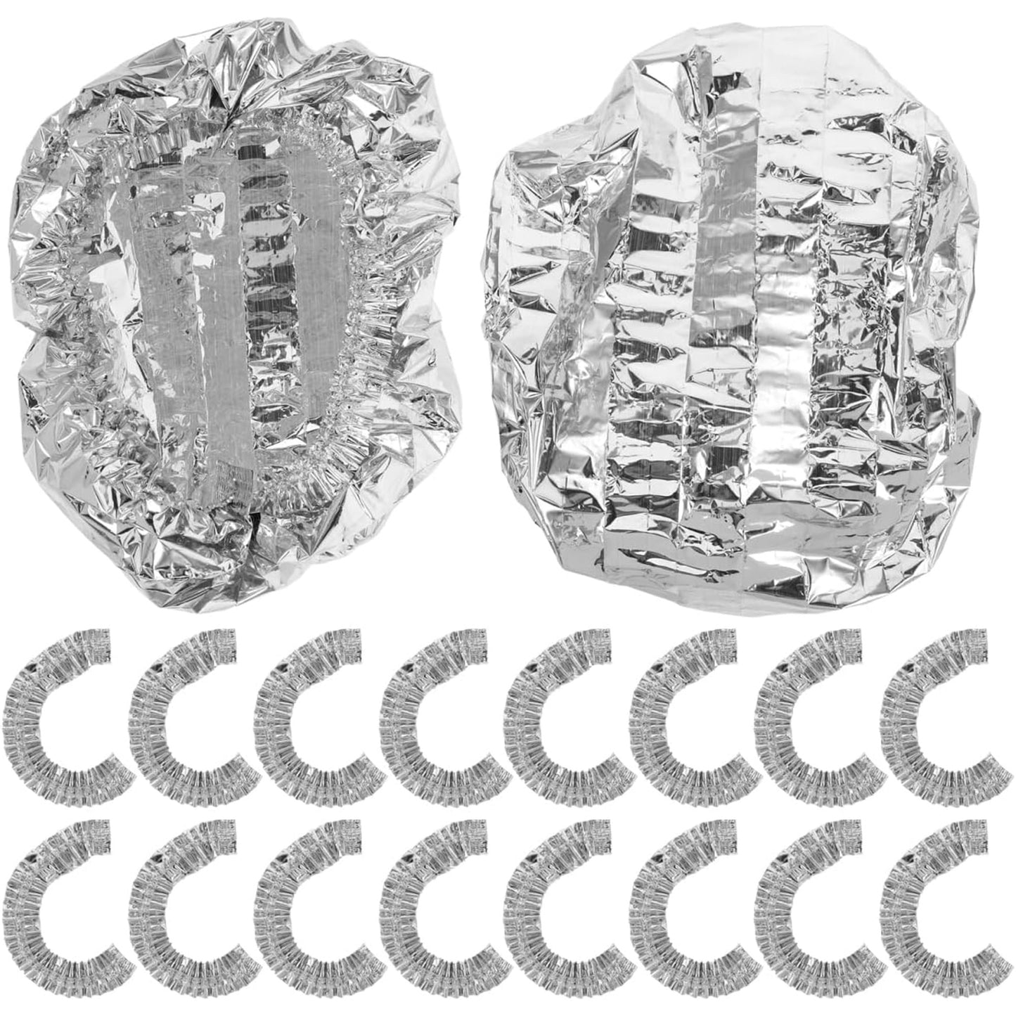 20 Pcs Reusable Aluminum Foil Food Covers – Heat-Insulating, Freshness-Preserving Lids for Meal Prep & Baking