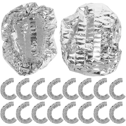 20 Pcs Reusable Aluminum Foil Food Covers – Heat-Insulating, Freshness-Preserving Lids for Meal Prep & Baking