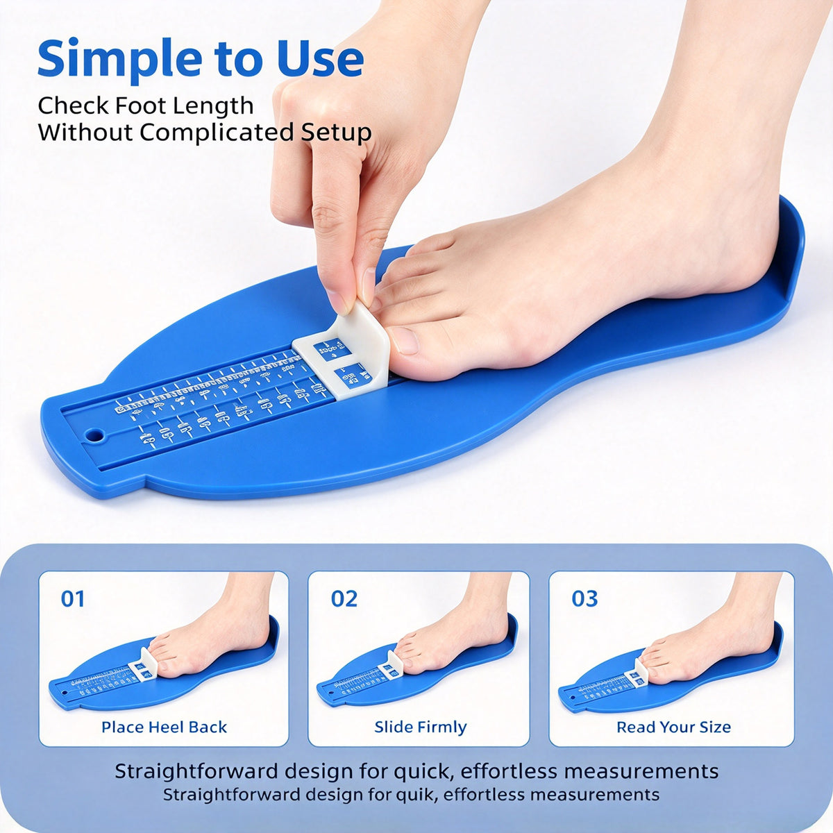 Measure Portable Adult Feet Sizer