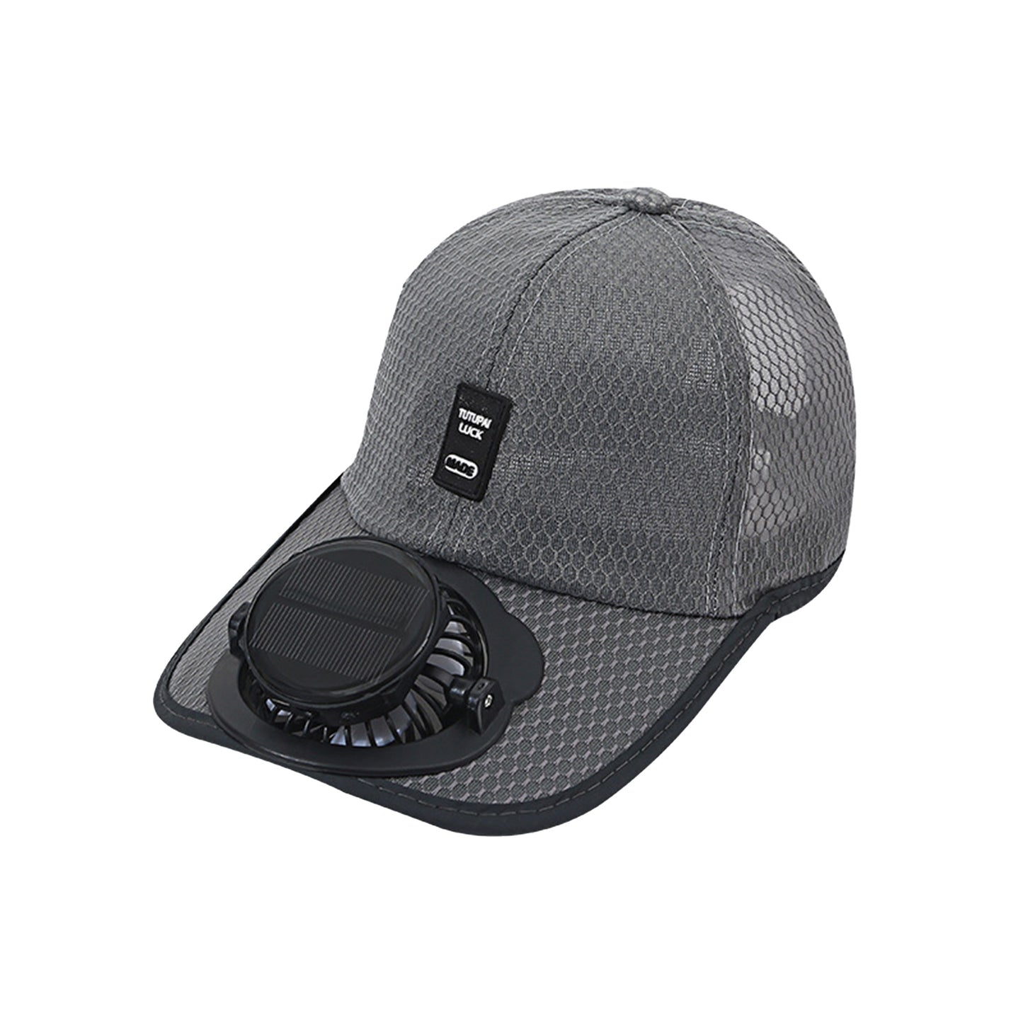 Solar Rechargeable Fan Cap – 3-Speed Hands-Free Cooling Hat with USB Charging for Outdoor Use
