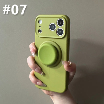 Silicone Case for iPhone with Grip Stand