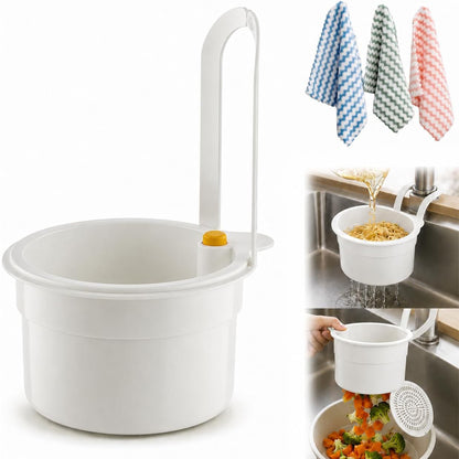 Hanging Sink Drain Basket for Kitchen Faucet Food Catcher