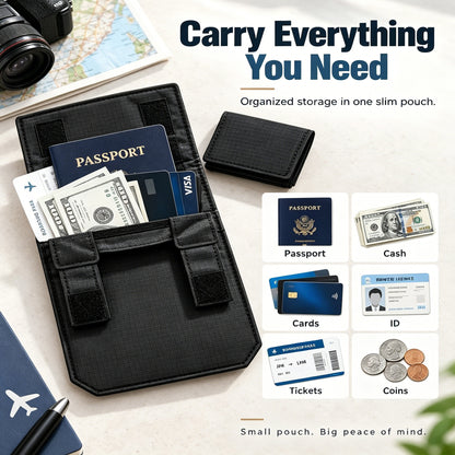 3-in-1 Hidden Pocket Belt Wallet