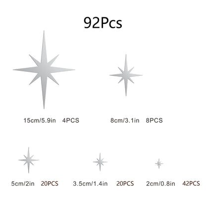 Star 3D Acrylic Decals