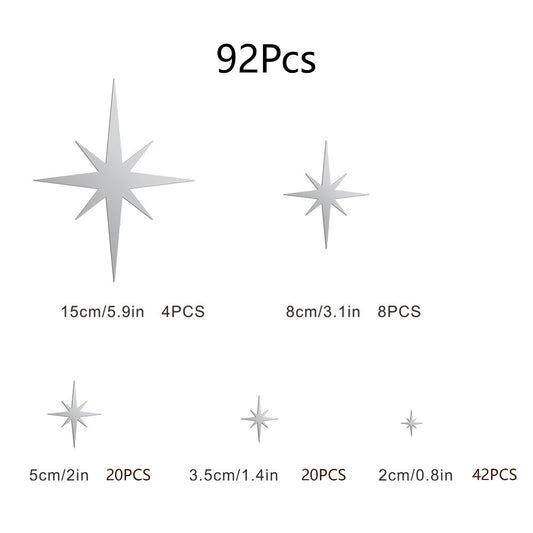 Star 3D Acrylic Decals