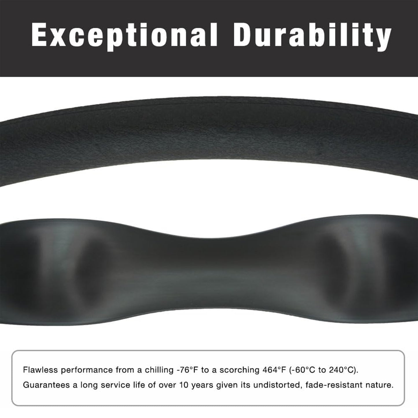 Car Steering Wheel Cover – Universal Fit Anti-Slip, Odorless Stretchy Steering Wheel Protector for Most Cars