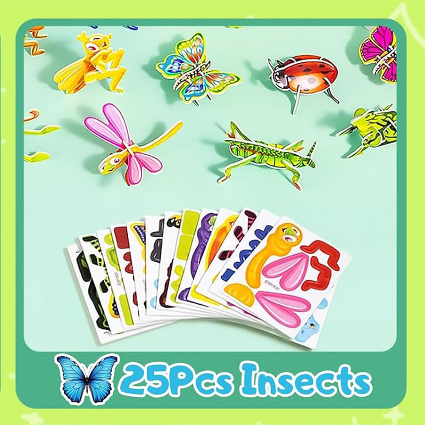 3D Cartoon Puzzle for Kids Educational Montessori Toys