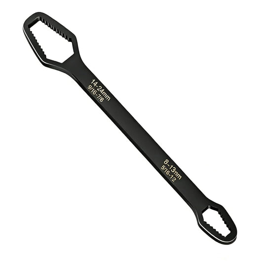 Universal Double Ended Wrench – Self-Adjusting Multi-Size Spanner for Nuts & Bolts
