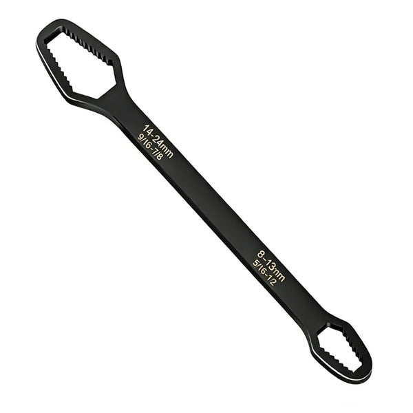 Universal Double Ended Wrench – Self-Adjusting Multi-Size Spanner for Nuts & Bolts