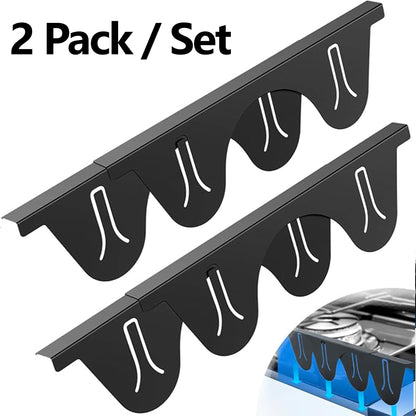 2 Pack / Set Stainless Steel Stove Gap Cover Set