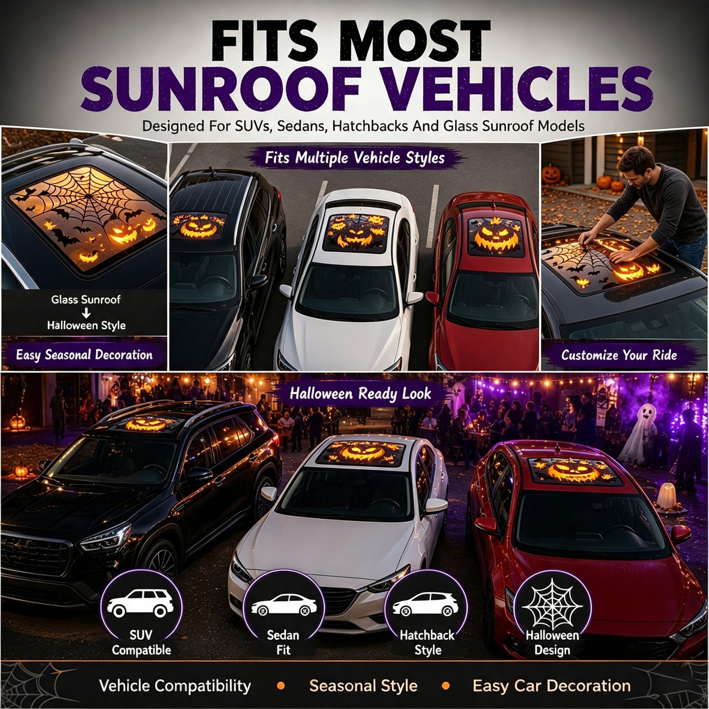 Halloween Sunroof Decal