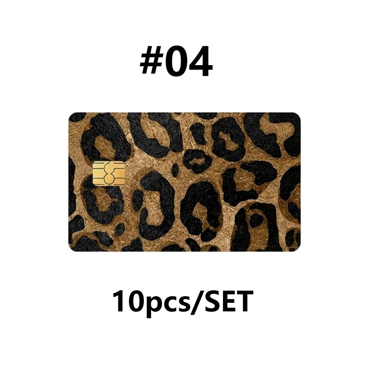Leopard Print Credit Card Skin