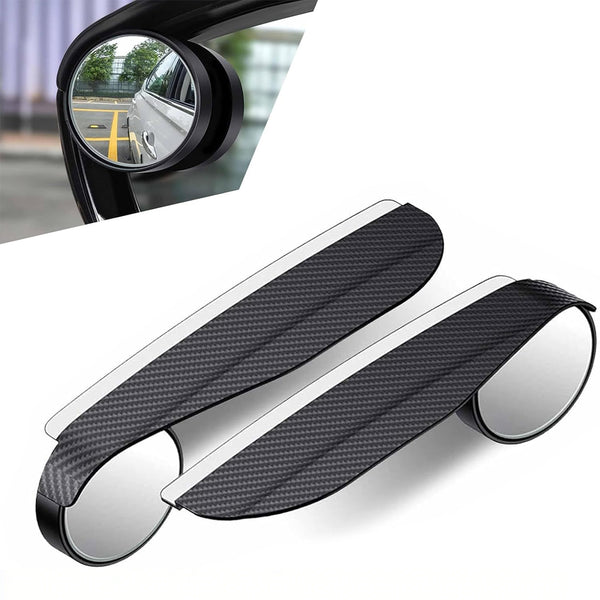 2PCS Car Blind Spot Mirrors 360° Adjustable for Most Cars