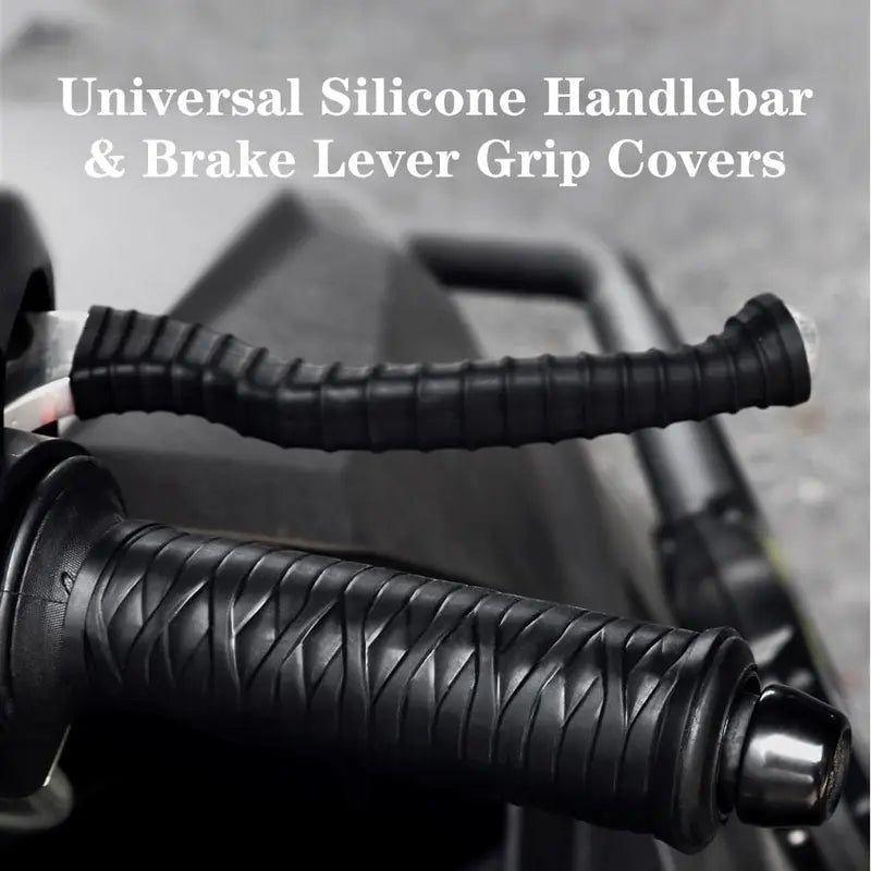 Universal Anti-slip Silicone Handlebar Grips and Brake Lever Covers