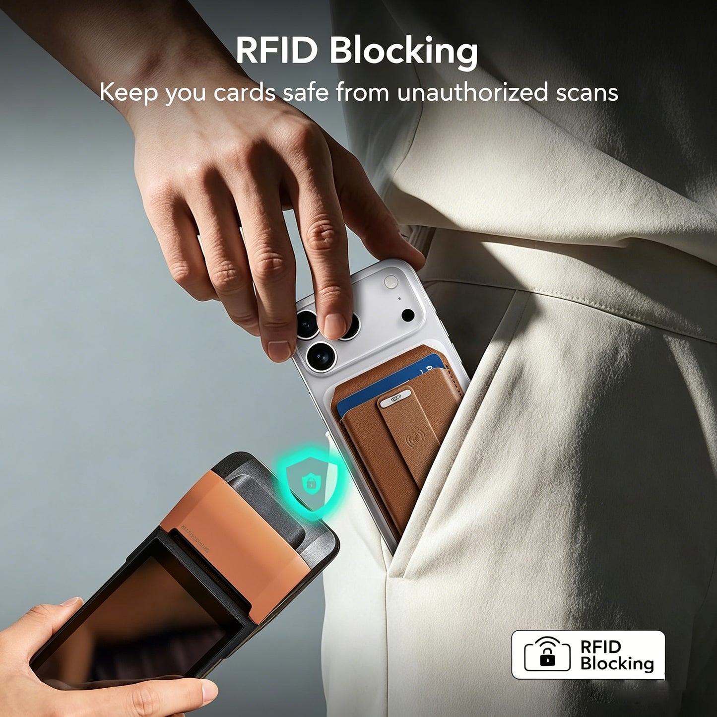 Anti-theft Magnetic Wallet with Phone Retrieval Function