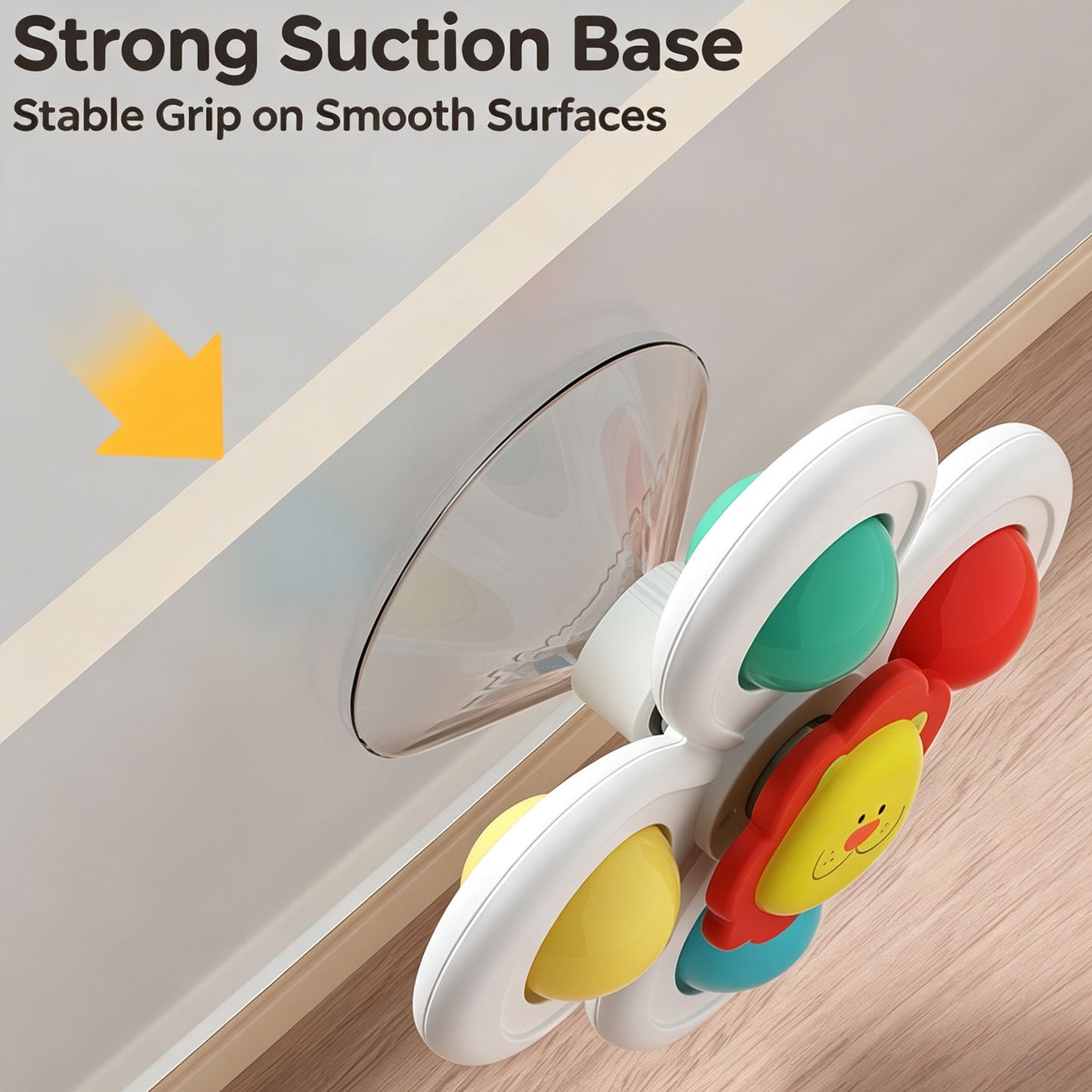 3 Pcs Suction Cup Spinner Toys