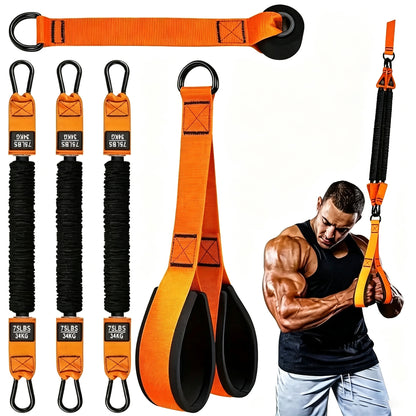 Resistance Bands with Handles, Exercise Bands with Door Anchor for Working Out