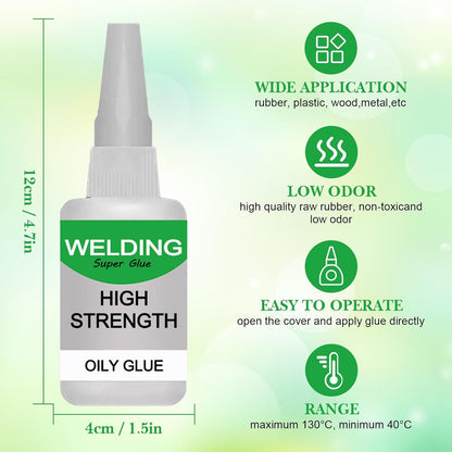 2Pcs Welding High-Strength Oily Glue